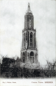 11982 Gezicht op de Cuneratoren te Rhenen, uit het noordwesten.